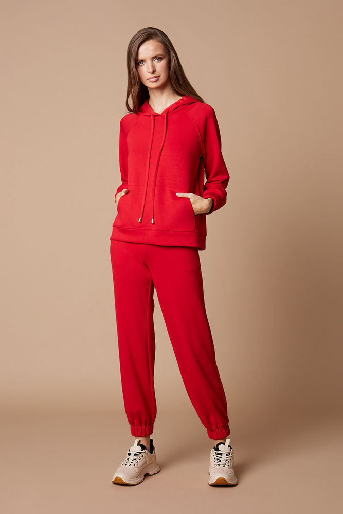 Picture of Sweatpants in soft modal RED
