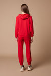 Picture of Tracksuit top with hood and outer pocket RED