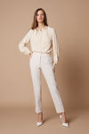 Picture of Pants in excellent quality crepe elastic VANILIA