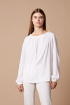Picture of Blouse in a lovely natural fabric ECRU