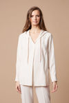 Picture of Sports viscose top with hood VANILIA
