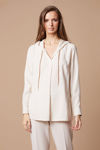 Picture of Sports viscose top with hood VANILIA