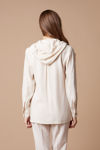 Picture of Sports viscose top with hood VANILIA