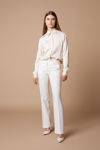 Picture of Off-white slim low-waist trousers ECRU