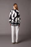 Picture of V-neck blouse cotton BLACK