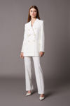 Picture of Long criss-cross jacket ECRU