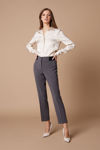 Picture of Pants in excellent quality crepe elastic GREY