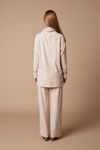 Picture of Blouse in jacquard knitted fabric BEIGE