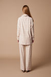 Picture of Pants without side in jacquard knit BEIGE