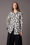 Picture of Oversized shirt in star printed cotton VANILIA