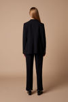 Picture of New one button jacket in jacquard stretch BLACK