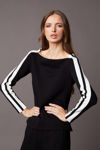 Picture of Black blouse in soft modal BLACK