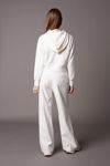 Picture of Cropped sweatshirt with hood ECRU