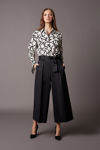 Japanese style cropped παντελόνι μαυρο