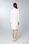 Picture of Polka dot pencil skirt BLUE