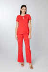 Picture of Lightweight bell-bottom pants RED