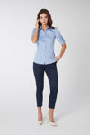 Picture of Stylized shirt in elastic poplin CIEL