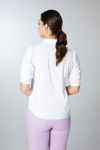 Στυλιζαρισμένο πουκάμισο σε ποπλίνα ελαστική λευκο