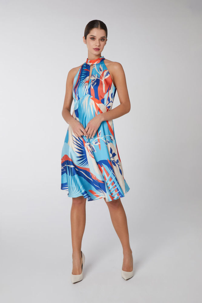 Picture of Midi slouchy dress SKY