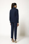 Picture of Stylized shirt in elastic poplin BLUE