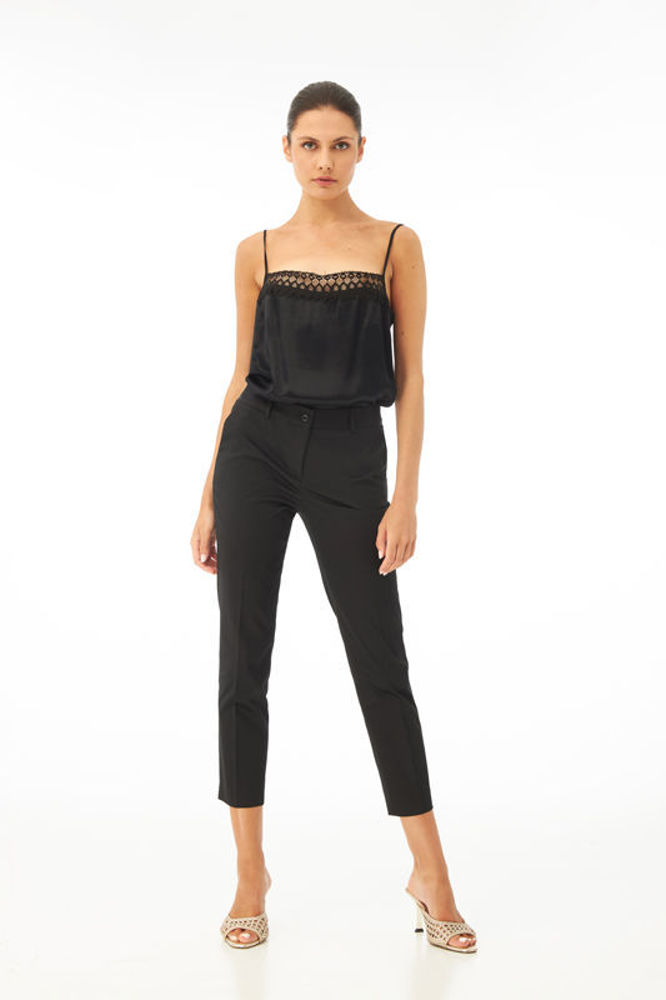 Best seller BELLA P. παντελόνι chinos μαυρο