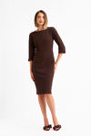 All Time Classic Φόρεμα από ελαστικό κρεπ 009 καφε