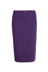 Φούστα pencil σε κρεπ ελαστικό μωβ