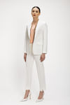 Blazer BELLA P. σε Κρεπ Ελαστικό εκρου