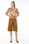 Ζακετάκι bomber με print  peach